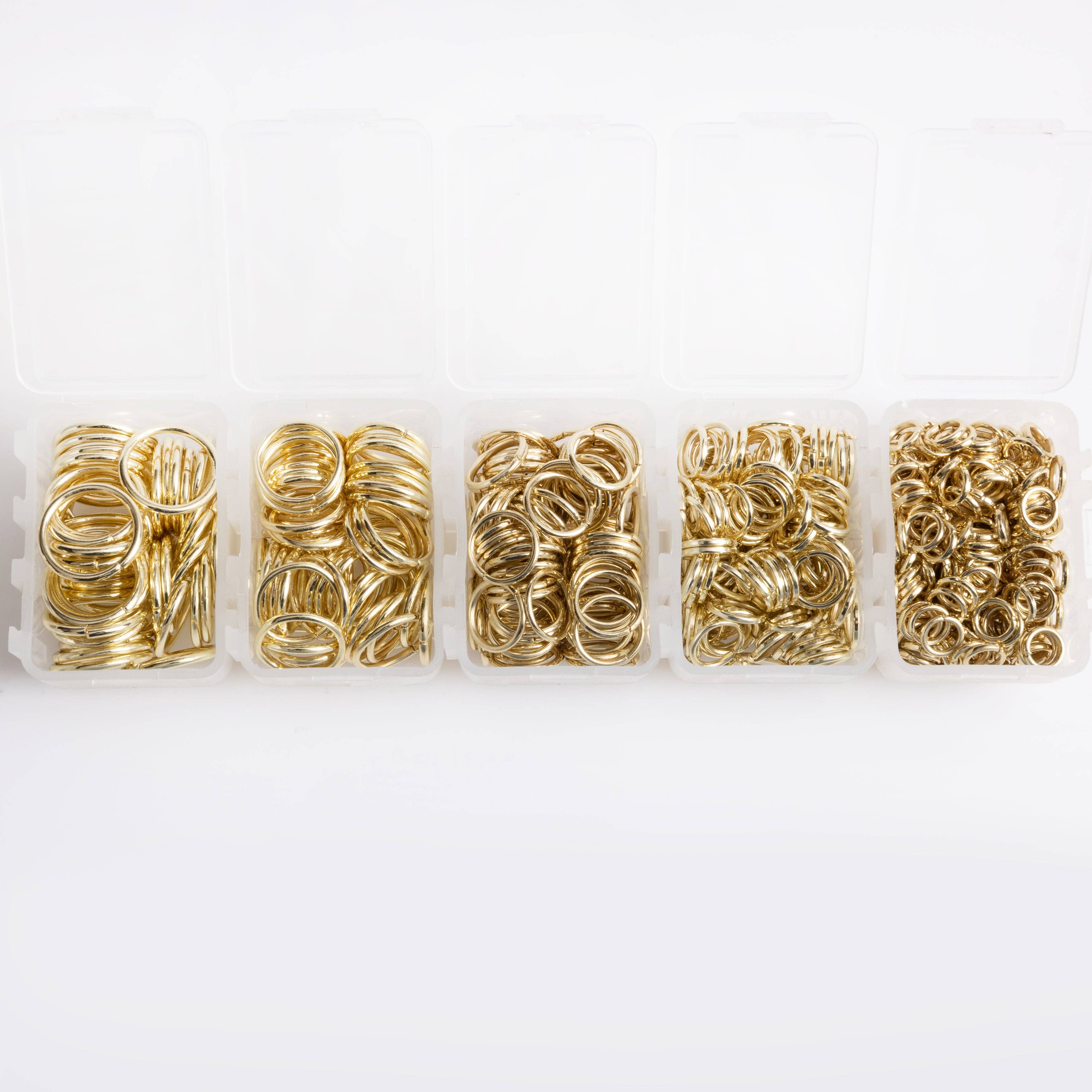 Jewelry Made by Me - Wholesale DIY Craft Kit - Gold Essential Jump Rings, 700pcs1