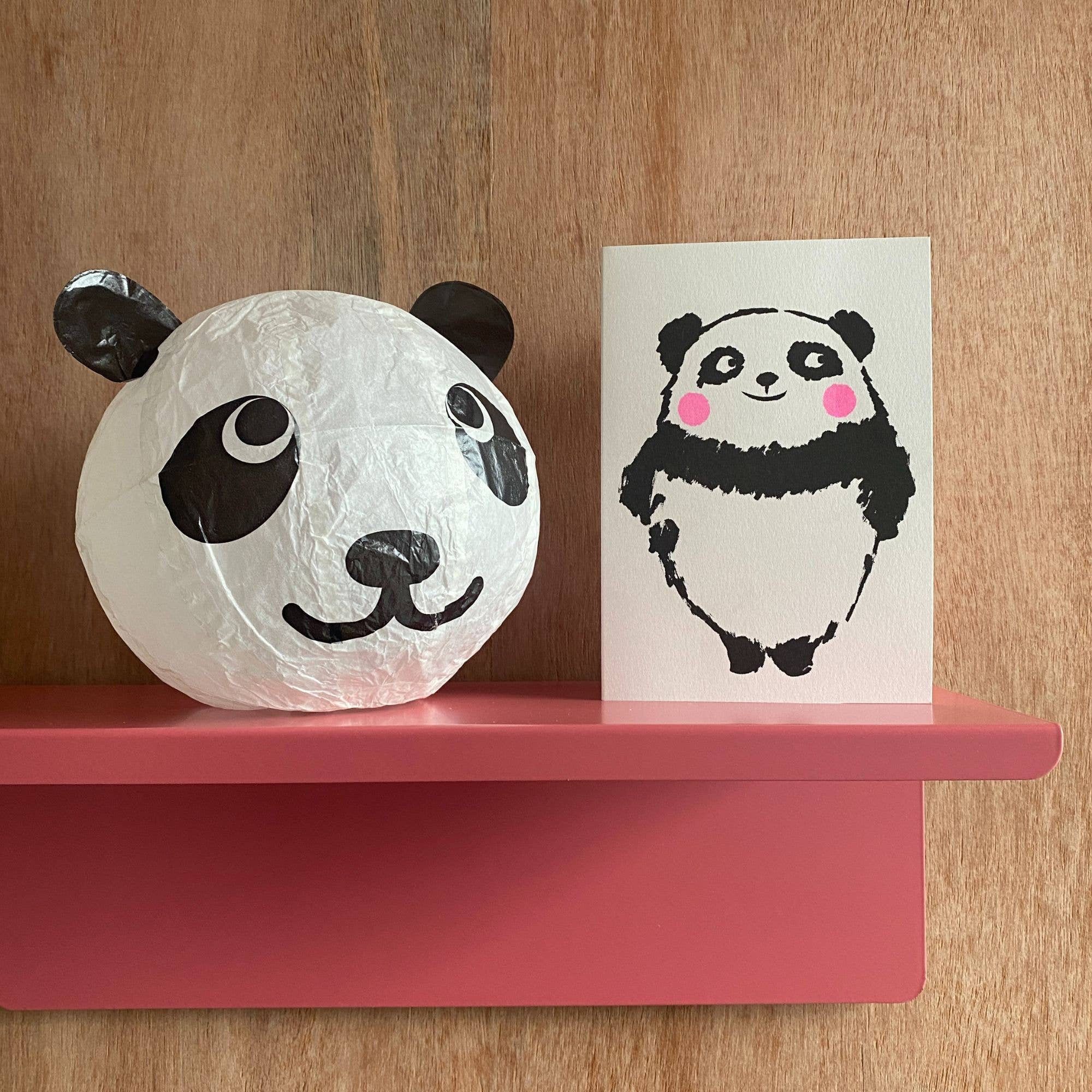 Petra Boase Ltd (US Duties Paid) – wholesale Everyday greeting card – Paper Balloon Cards - Pack of 6 - Panda1