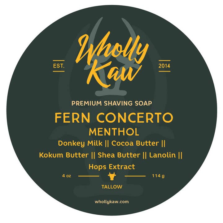 Fern Concerto - Savon à raser mentholé pour la vente par WhollyKaw