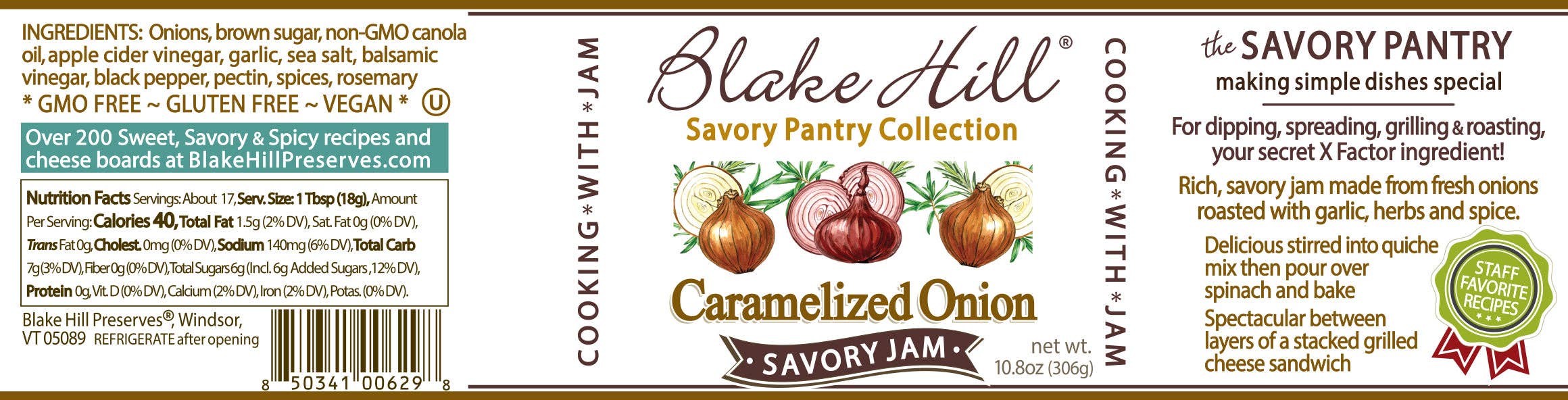 Blake Hill Preserves - Wholesale Jam/Jelly - Caramelized Onion Savory Jam11