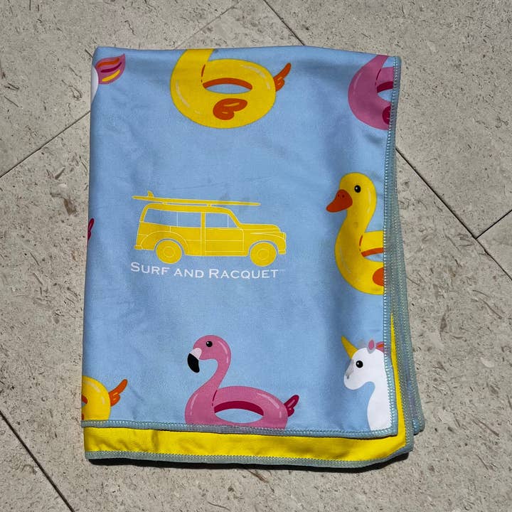 Poolverktyg Snabbtorkande stor strandhandduk för wholesale av Surf and Racquet
