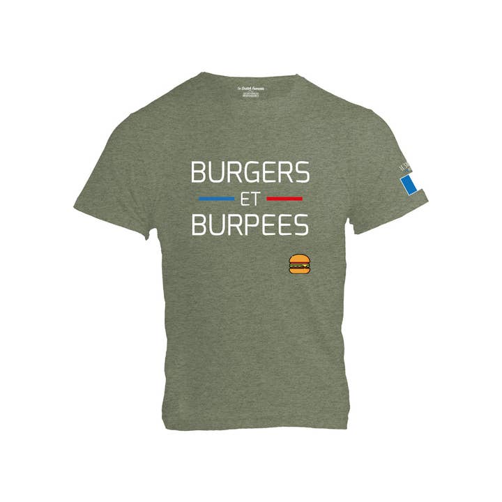 T-SHIRT DA UOMO - HAMBURGER E BURPEES per la vendita all'ingrosso da parte di EKOFIT