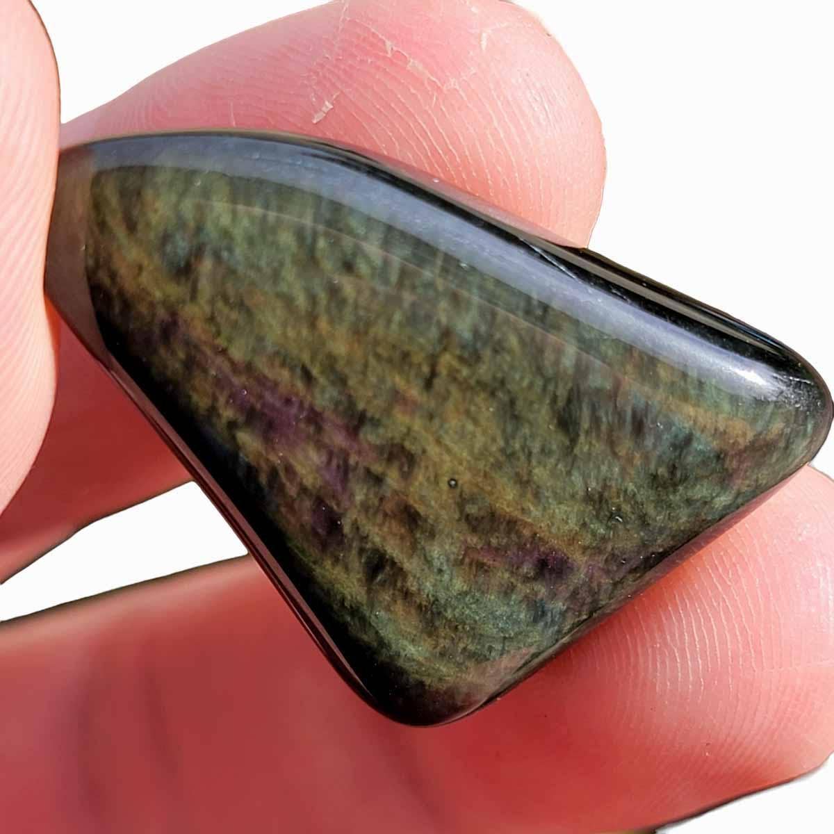 Lapidary Central – wholesale Spiritual stone/crystal – Velvet Obsidian Tumbled Polished Pocket Stones!7