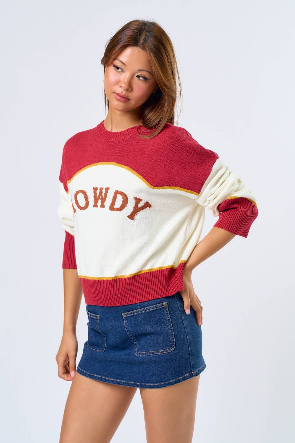 OFF WHITE IBT34606 Howdy Sweater for wholesale on Faire2