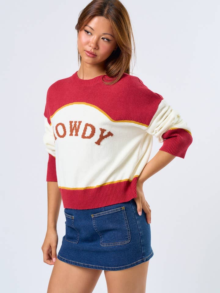OFF WHITE IBT34606 Howdy Sweater for wholesale on Faire2