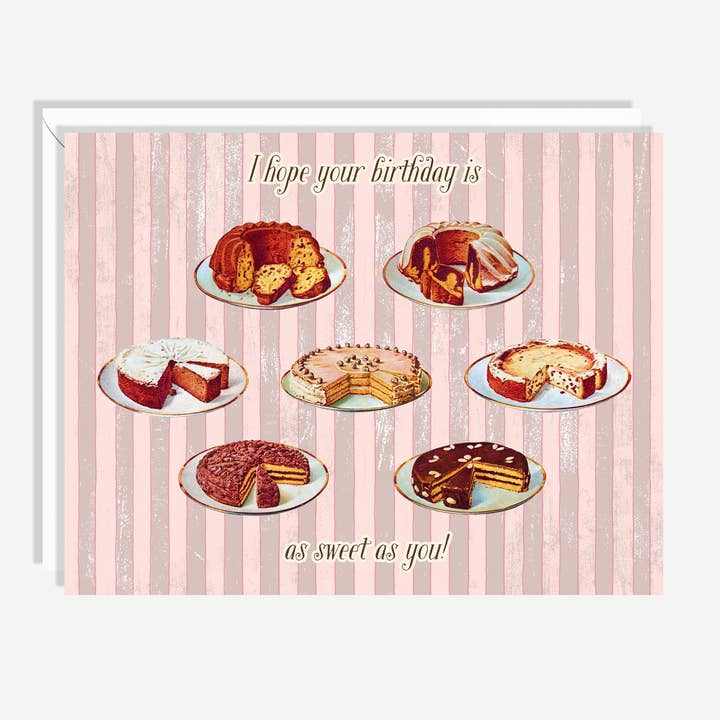 As Sweet as You | Vintage | Birthday Card for wholesale by Crumb La Dote