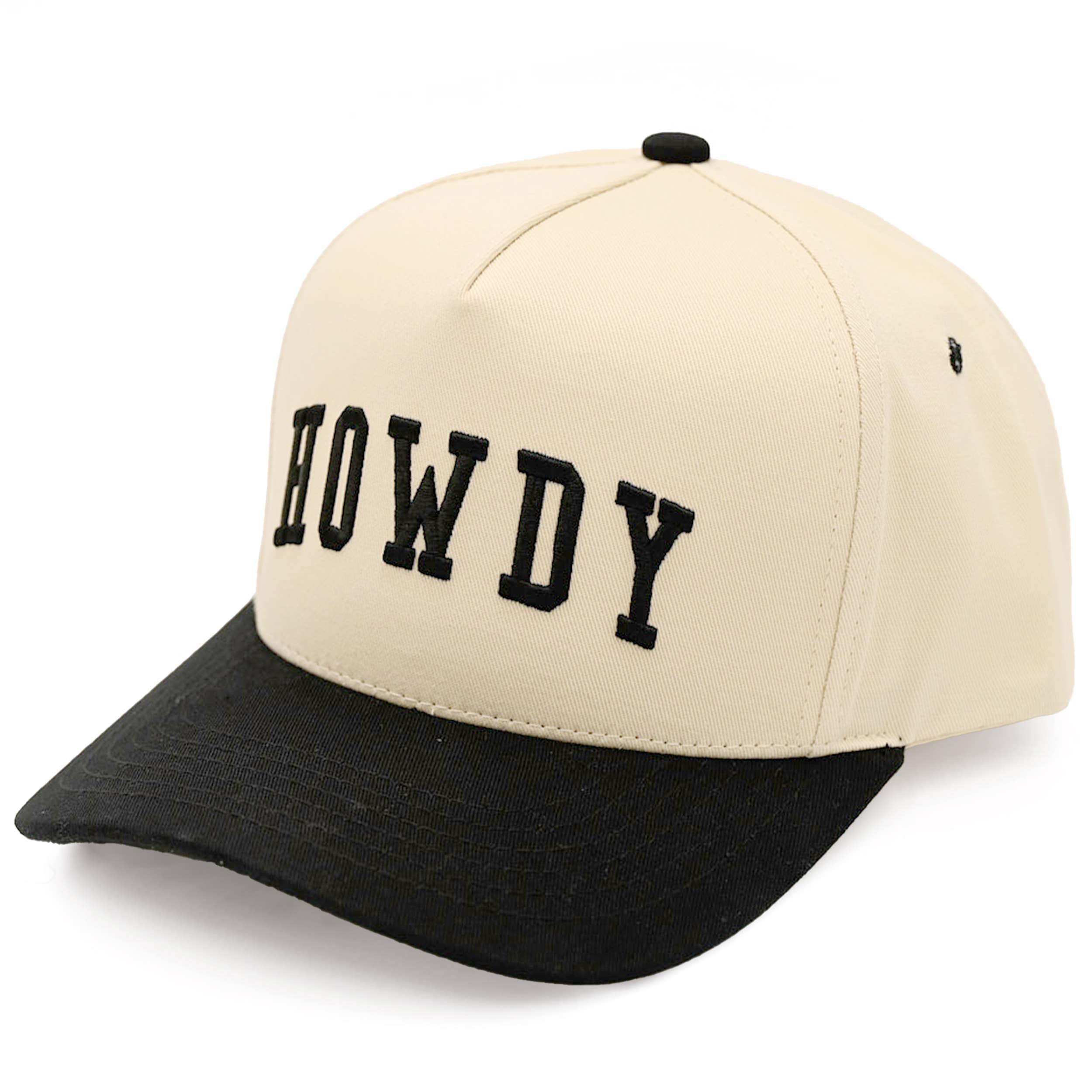 Hana - Wholesale Trucker Hat - Women's - C.C HOWDY Letter Embroidered Two Tone Trucker Cap1