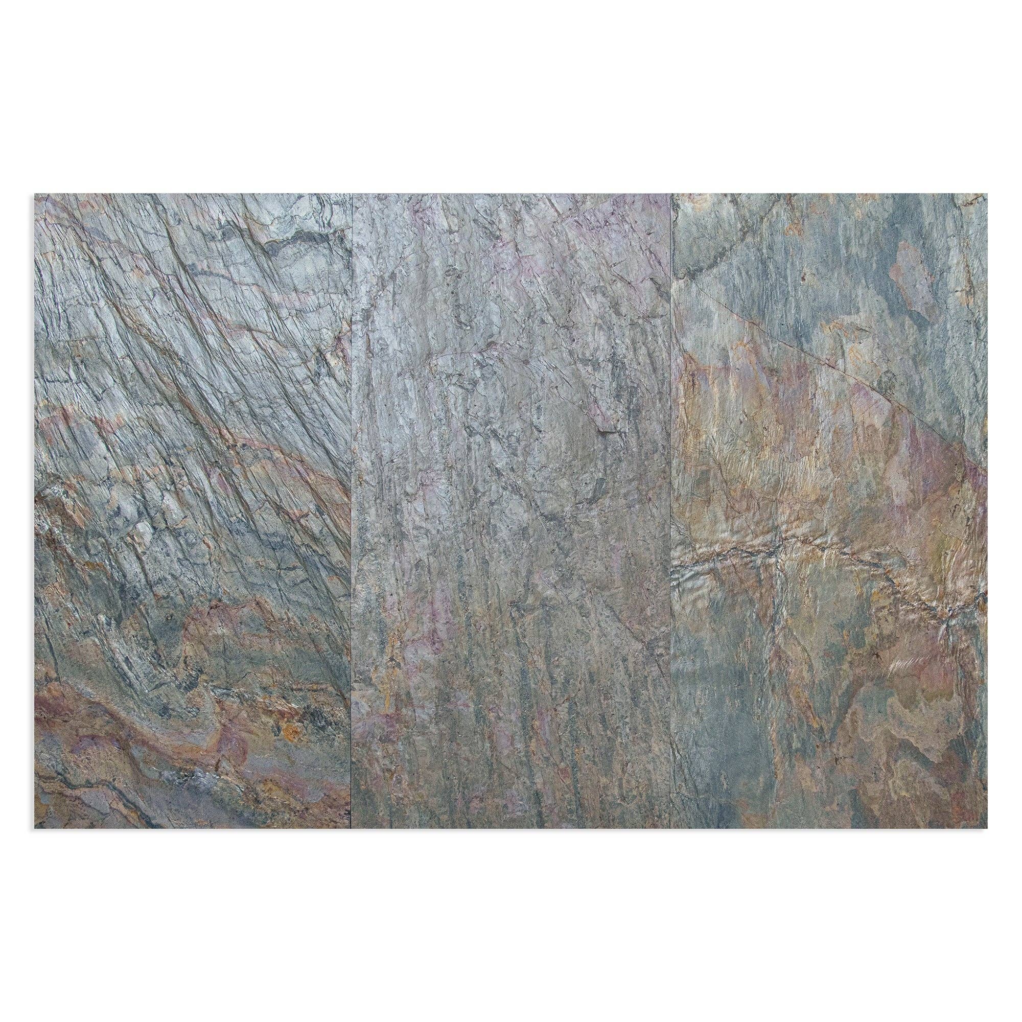 Stoneflex - Wholesale Wall Accent - Burning Forest - Real Stone Veneer Sheets [Pack of 3]2