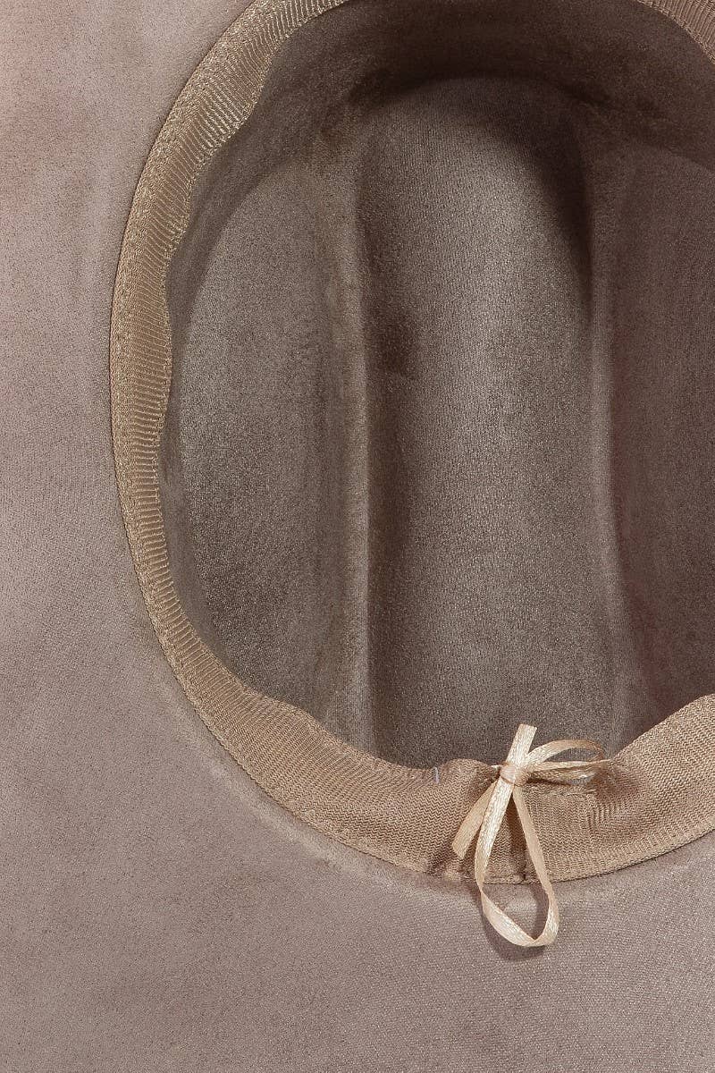 Anarchy Street - Vente Chapeau en feutre - femme - Chapeau de cowboy western avec ceinture concho à clous turquoise2