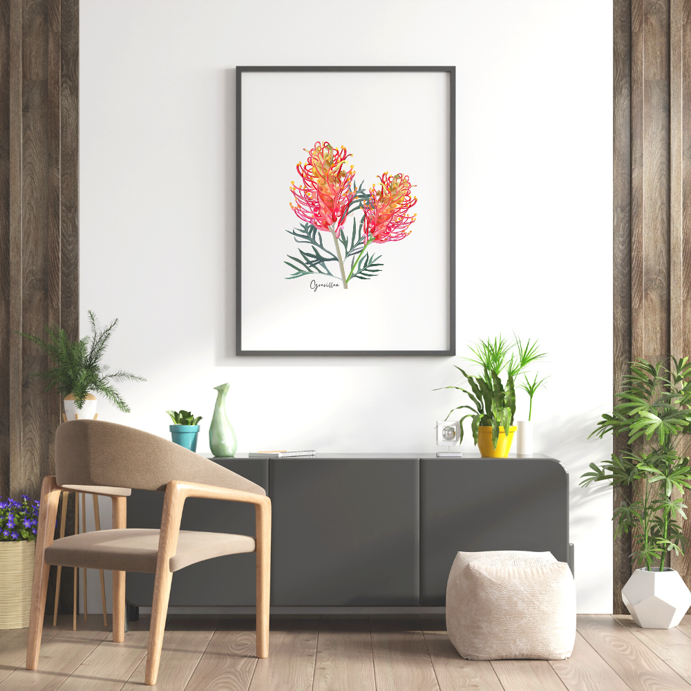Australiana Gifts Co - Wholesale Poster - AGCP1000: Grevillea Flower Poster3