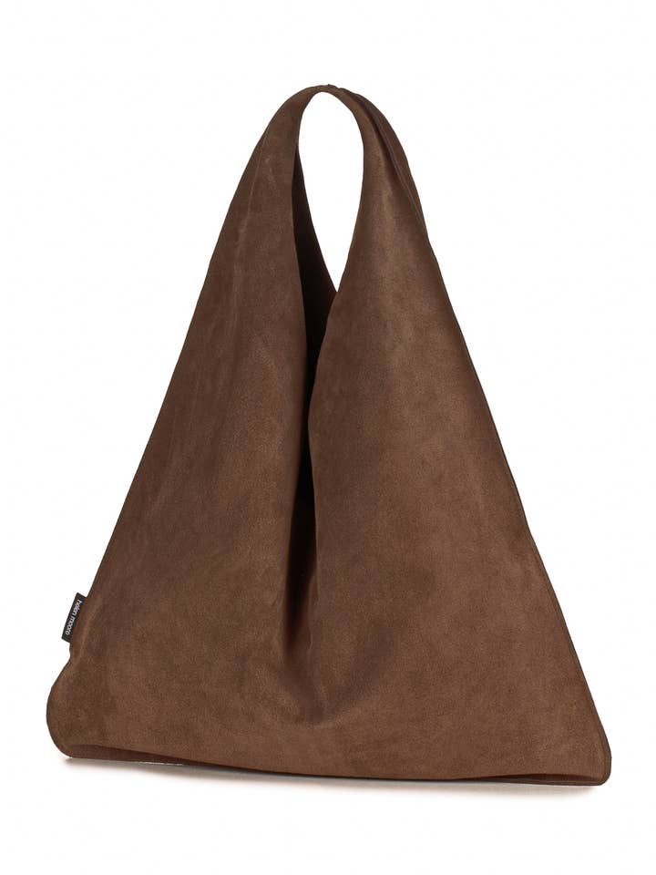 Triangle Suede Bag for wholesale by Helen Moore
