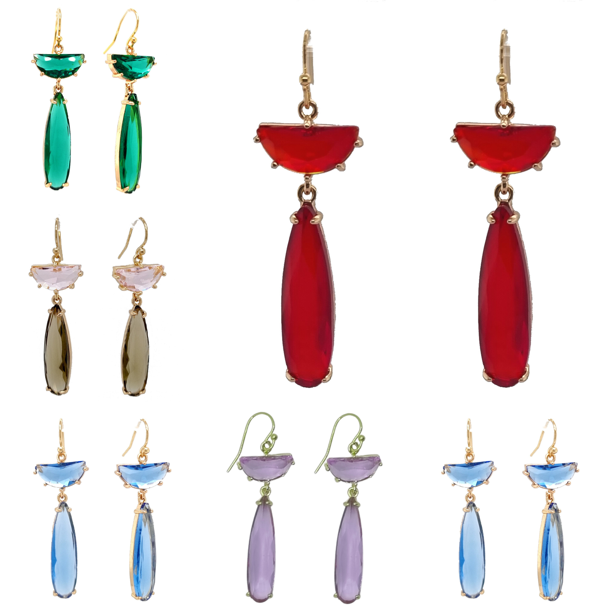 PearlGem Designs - Wholesale Dangle Earrings - Gaeb Quartz drop Earring15