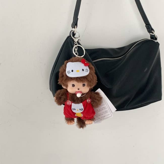 MOND HAUS - Wholesale Keychain - Women's - Fifi Keychain – Monchichi Doll in Hello Kitty Costume