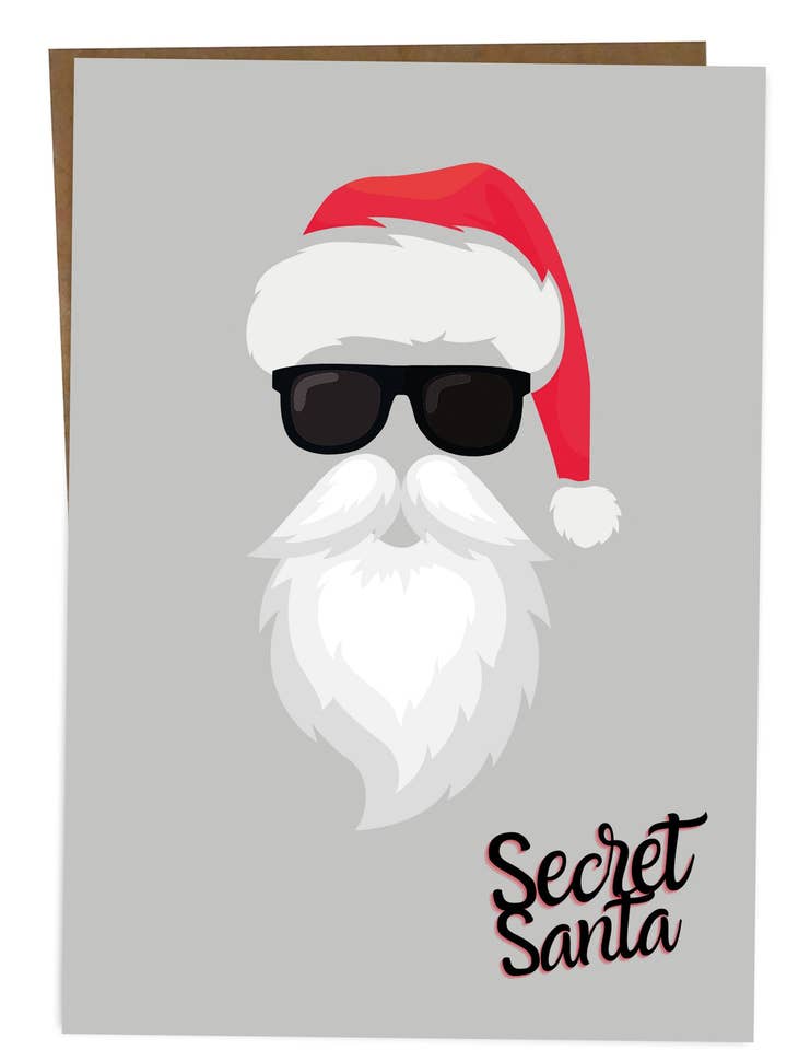 Tarjeta de Amigo Invisible Tarjeta de Navidad Divertida Humorística para venta al por mayor de BYANIKA