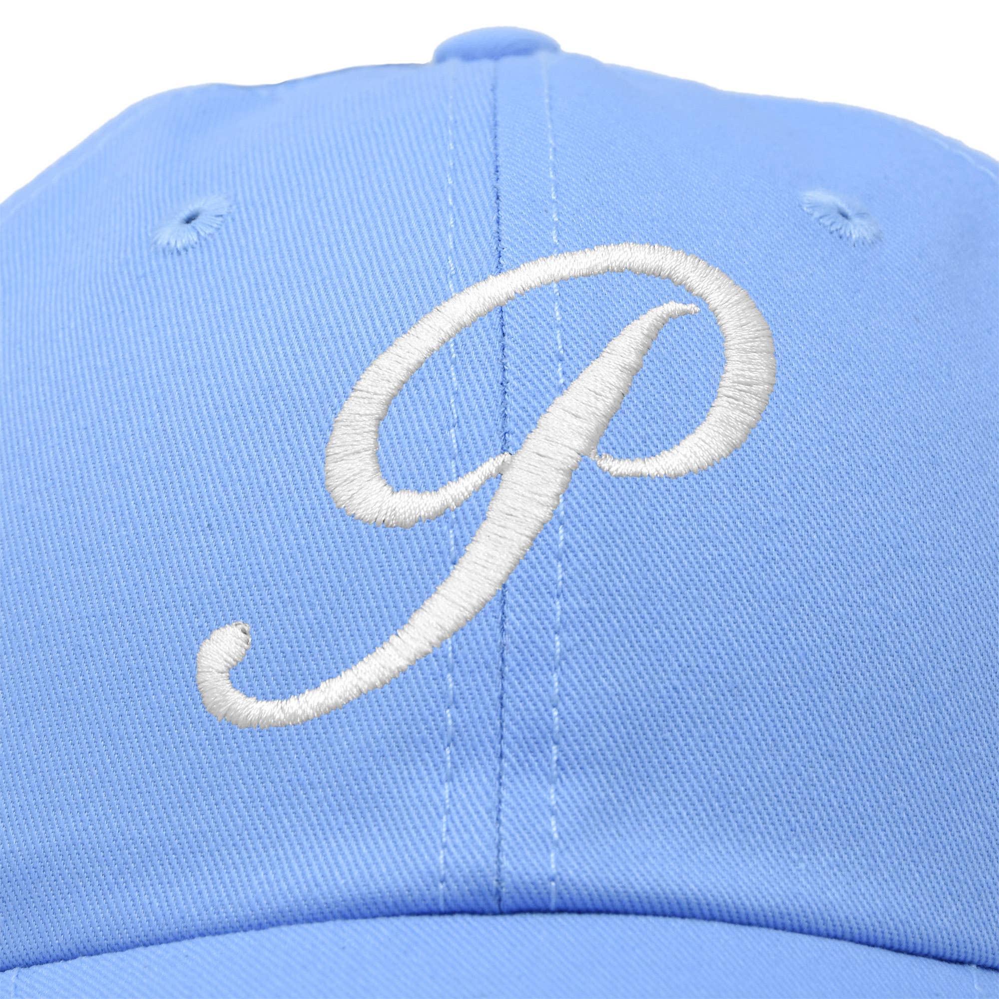 Dalix - Wholesale Baseball Cap - Women's - DALIX Initial Hat Letter P Womens Baseball Cap Monogram41