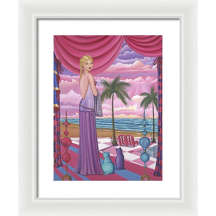 Sharon Tatem Fashion LLC - Wholesale Art Print - Melissa - Framed Print18