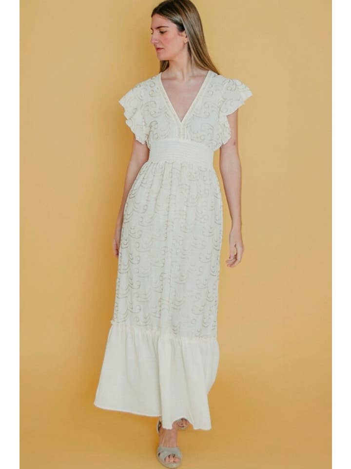 Lula Natura - Wholesale Dress - Women's - GRETA BEIGE DRESS3