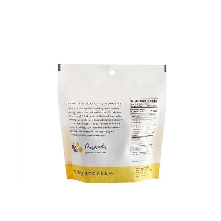 AMG Snacks - Wholesale Snack Bar - Lemon Coconut Energy Bite