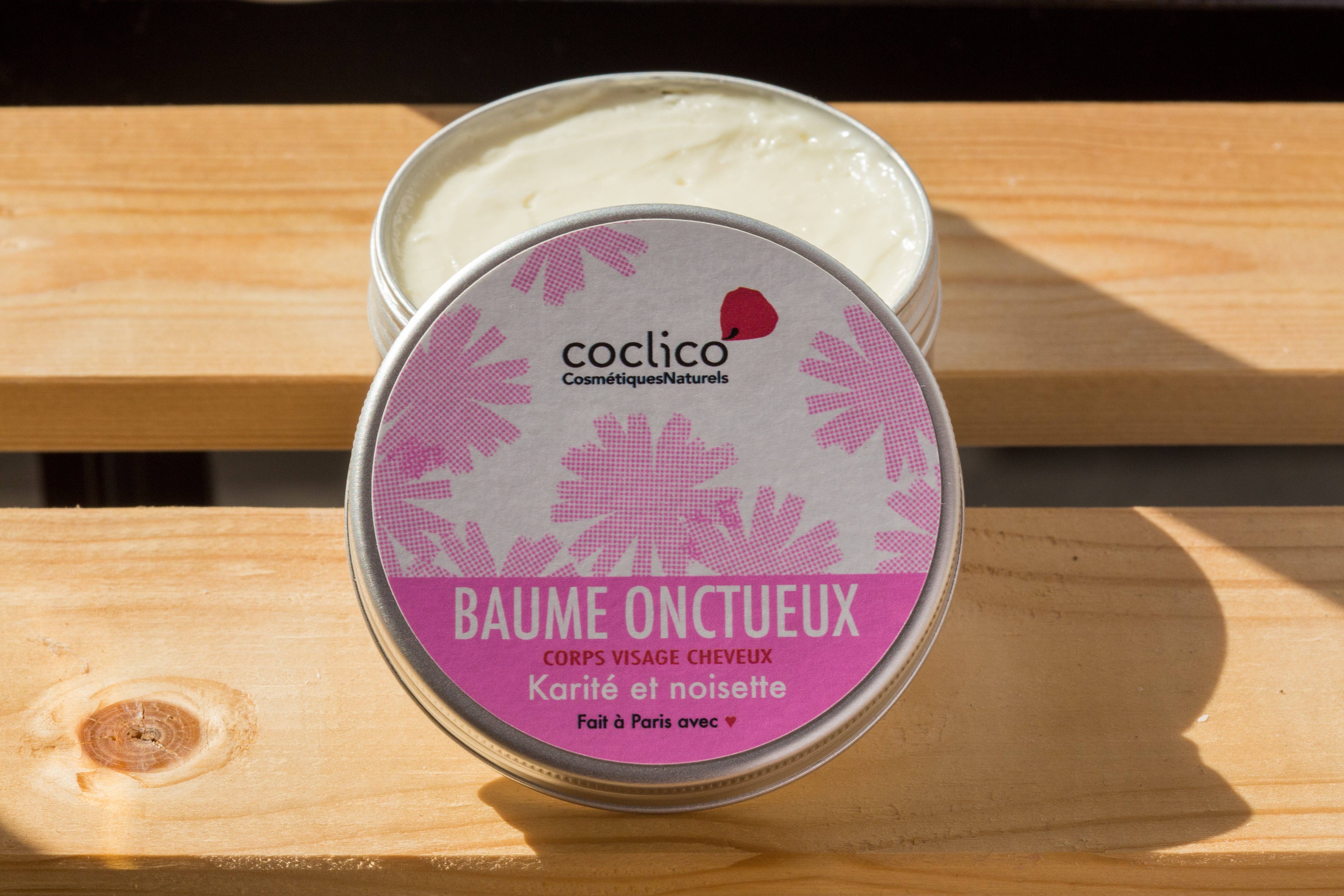 COCLICO' CosmétiquesNaturels - Vente Baume/beurre pour le corps - Baume onctueux Karité et Noisette1