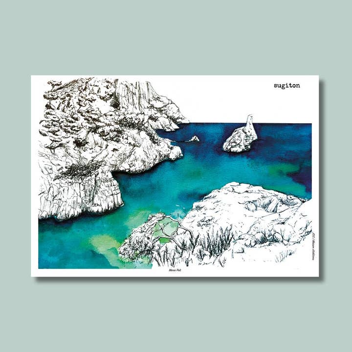 Affiche - Calanque de Sugiton - Marie Poli pour la vente par JOG | Maison d’éditions