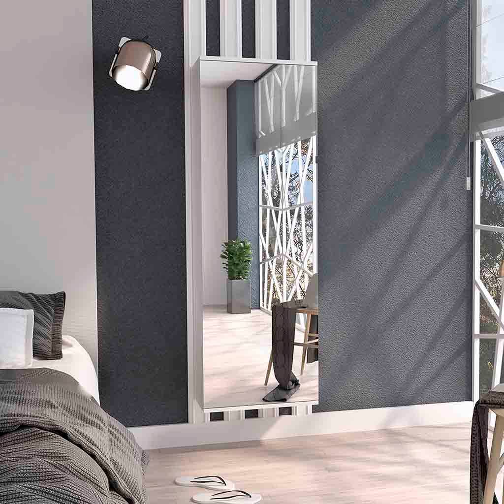 TuHome Concept – wholesale Sovrumsmöbler – TuHome Concept Leto XL skohylla med spegel12