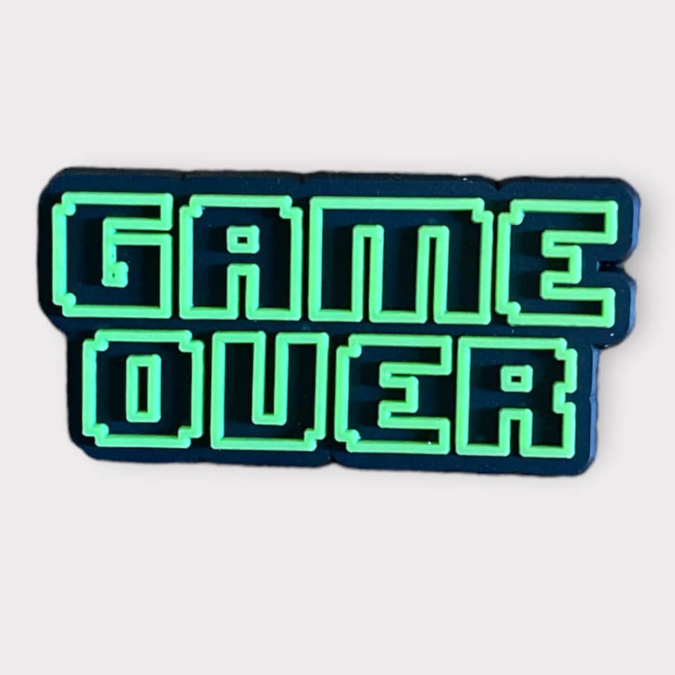 Rogue Society Apparel®️ - Wholesale Shoe Accessories - Game Over Croc Charm0