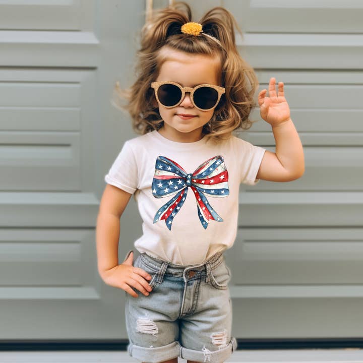 Coquette-Shirt — Kinder-Shirt zum 4. Juli für den Großhandel von The Countryside Cottage