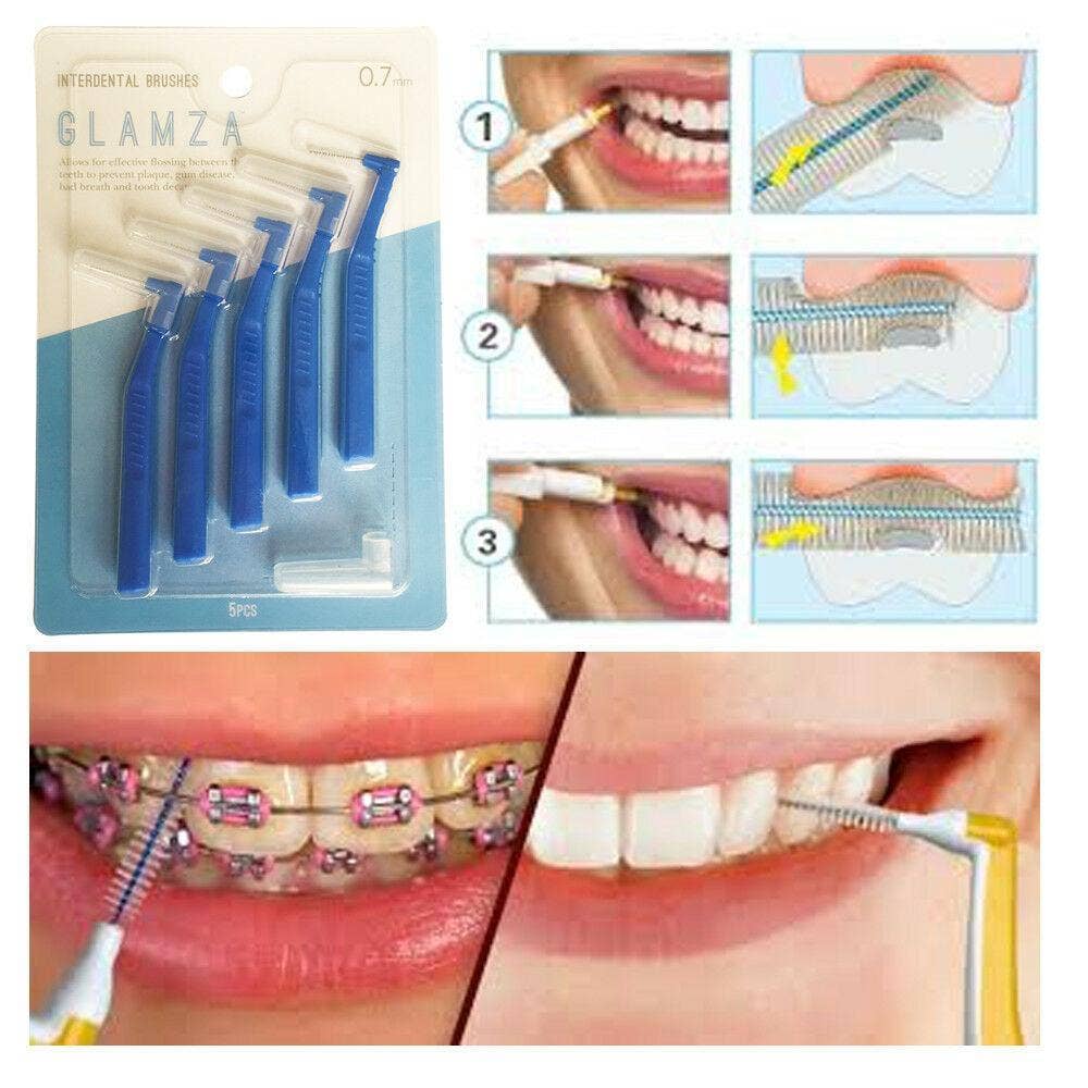 My Wholesale Warehouse – wholesale Toothbrush – Glamza Interdental Toothbrushes 5 Pack5