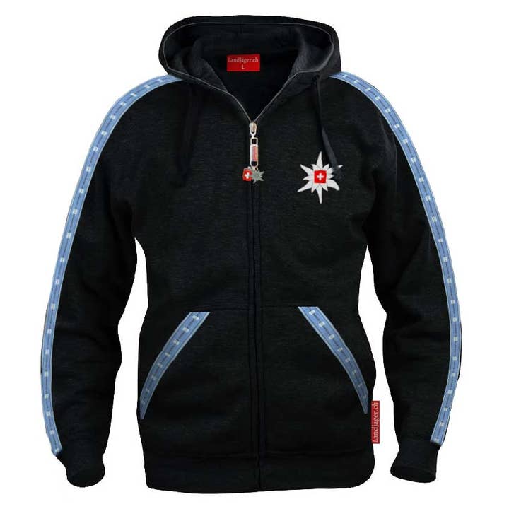 Edelweiss hoodie/hooded jacket black and other Purchase Wholesale interdentalbürsten schweizer. Free Returns & Net 60 Terms on Faire trending on Faire.