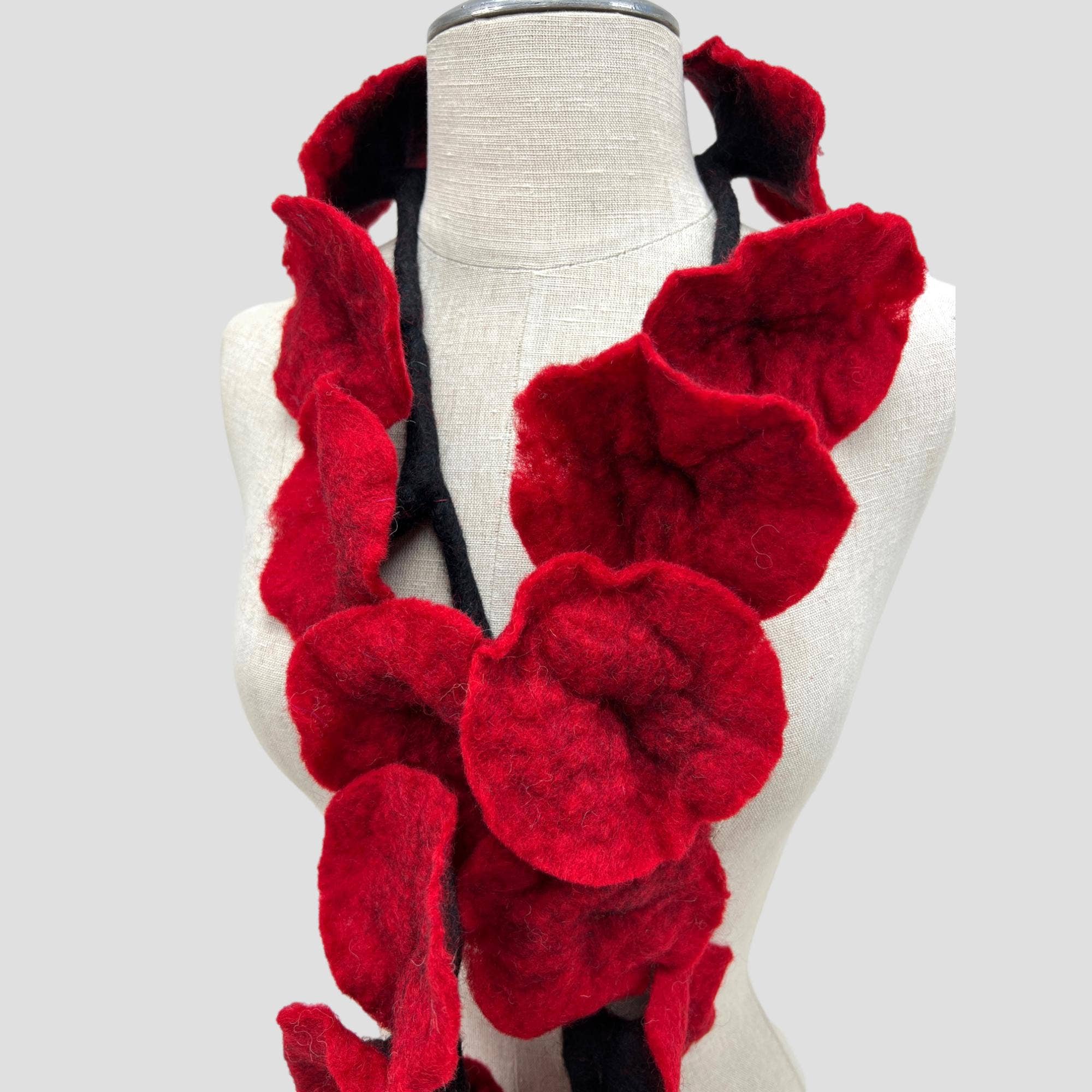 Feltiful - Wholesale Scarf - Women's - 20 Flowers Scarf, Flowers Garland or Wall Hanging22