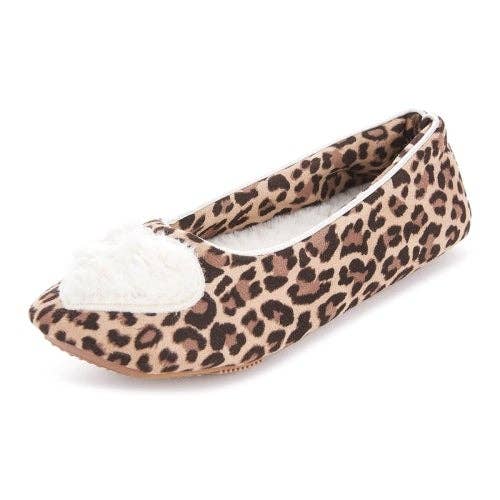 Floopi – Großhandel Hausschuhe – Damen – Zoe Heart Ballerina-Hausschuhe für Damen1