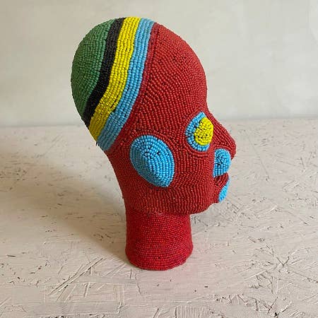 ChoufMoi - Wholesale Decorative Tabletop Object - Beaded Head 22V1