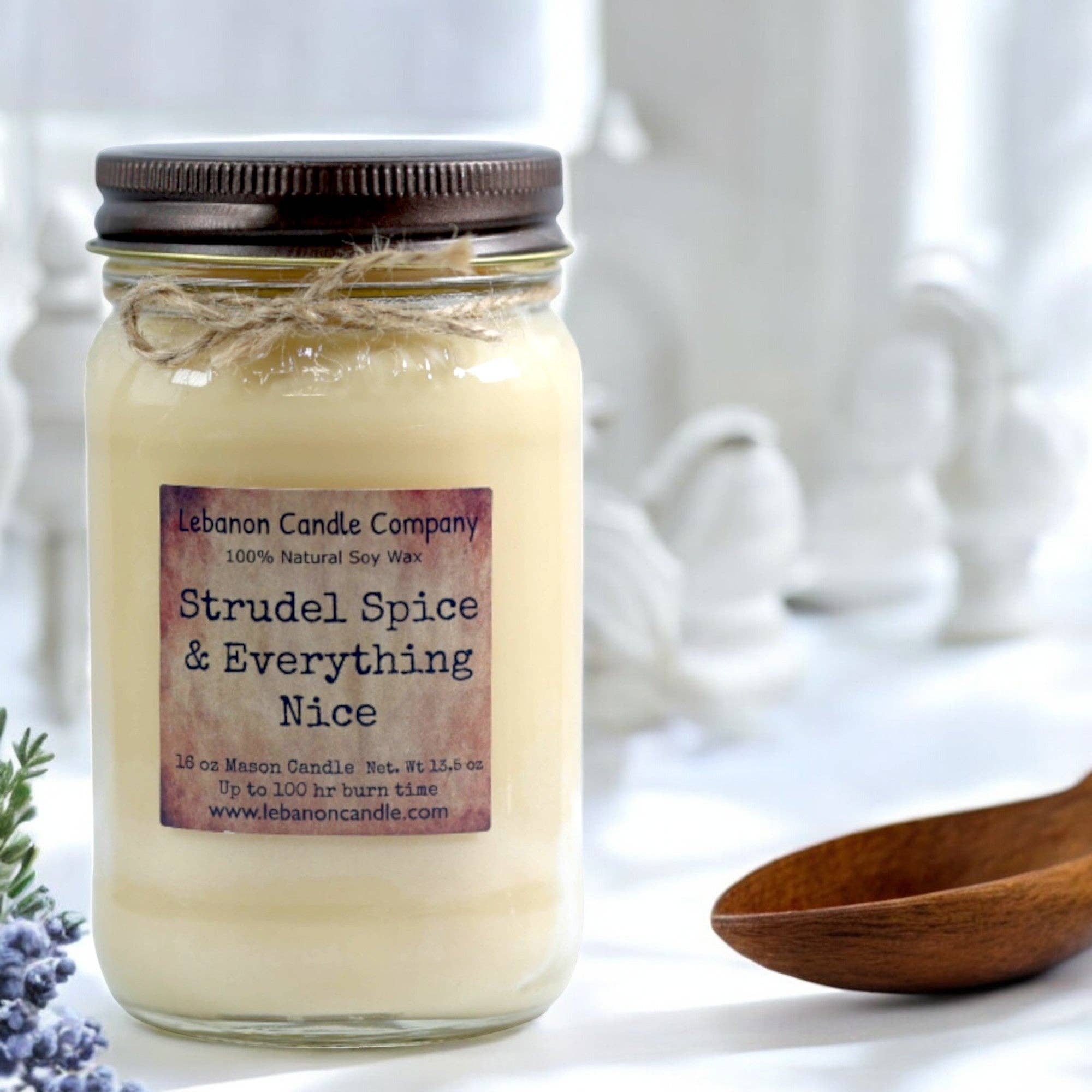 Lebanon Candle Company - Wholesale Jar/Filled Candle - Strudel Spice & Everything Nice Candle4