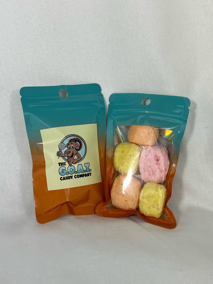 Star Fruit Crunch gefriergetrocknete Süßigkeiten für den Großhandel von Goat Candy Company LLC