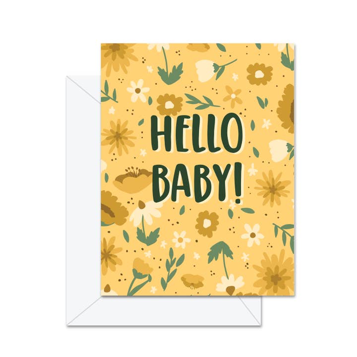 Hello Baby- Greeting Card for wholesale by Jaybee Design