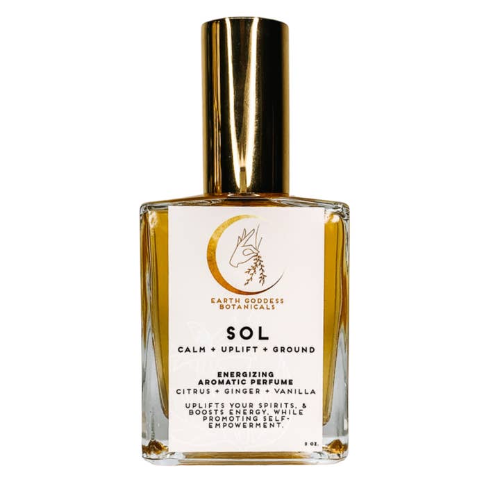 Sol Perfume for wholesale by Earth Goddess Botanicals