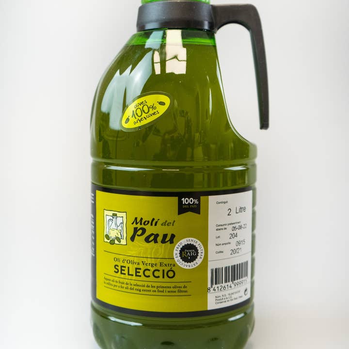 Delicatessen Spanish Food - Venta al por mayor Aceite de oliva - Aceite de oliva virgen extra de 2 litros Molí del Pau