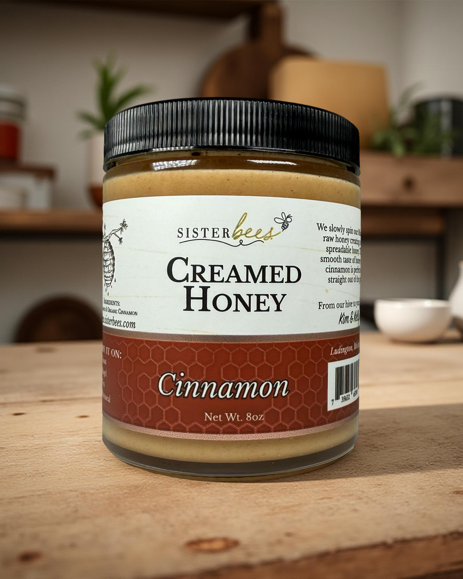 Sister Bees LLC - Wholesale Honey - Cinnamon Creamed Honey1
