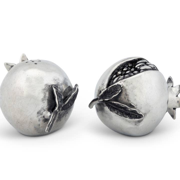 Vagabond House - Wholesale Salt & Pepper Shaker Set - Pomegranate Salt & Pepper Set