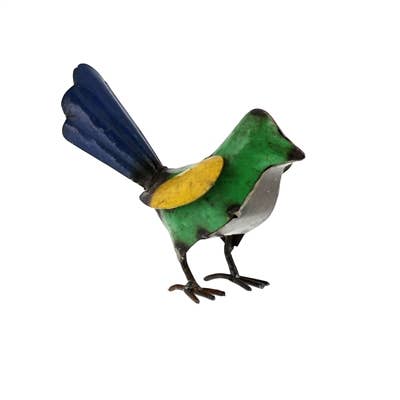 HomArt - Wholesale Decorative Figurine - Reclaimed Metal Birds - Assorted Colors