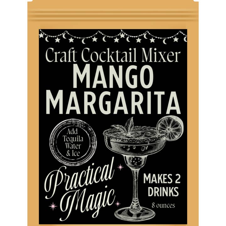 Practical Magic Apothecary & Craft Cocktails - Wholesale Cocktail mix/syrup - Midnight Margarita Craft Cocktail mix for 2 drinks2