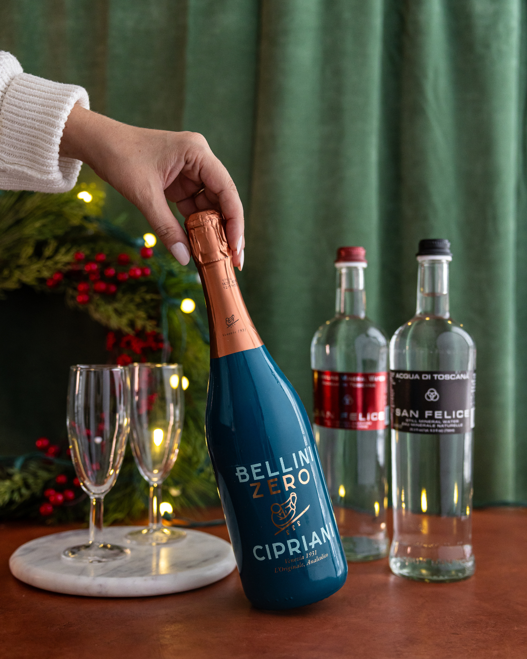 Zia Pia - Wholesale Non-Alcoholic Aperitif/Mocktail - Bellini Zero1