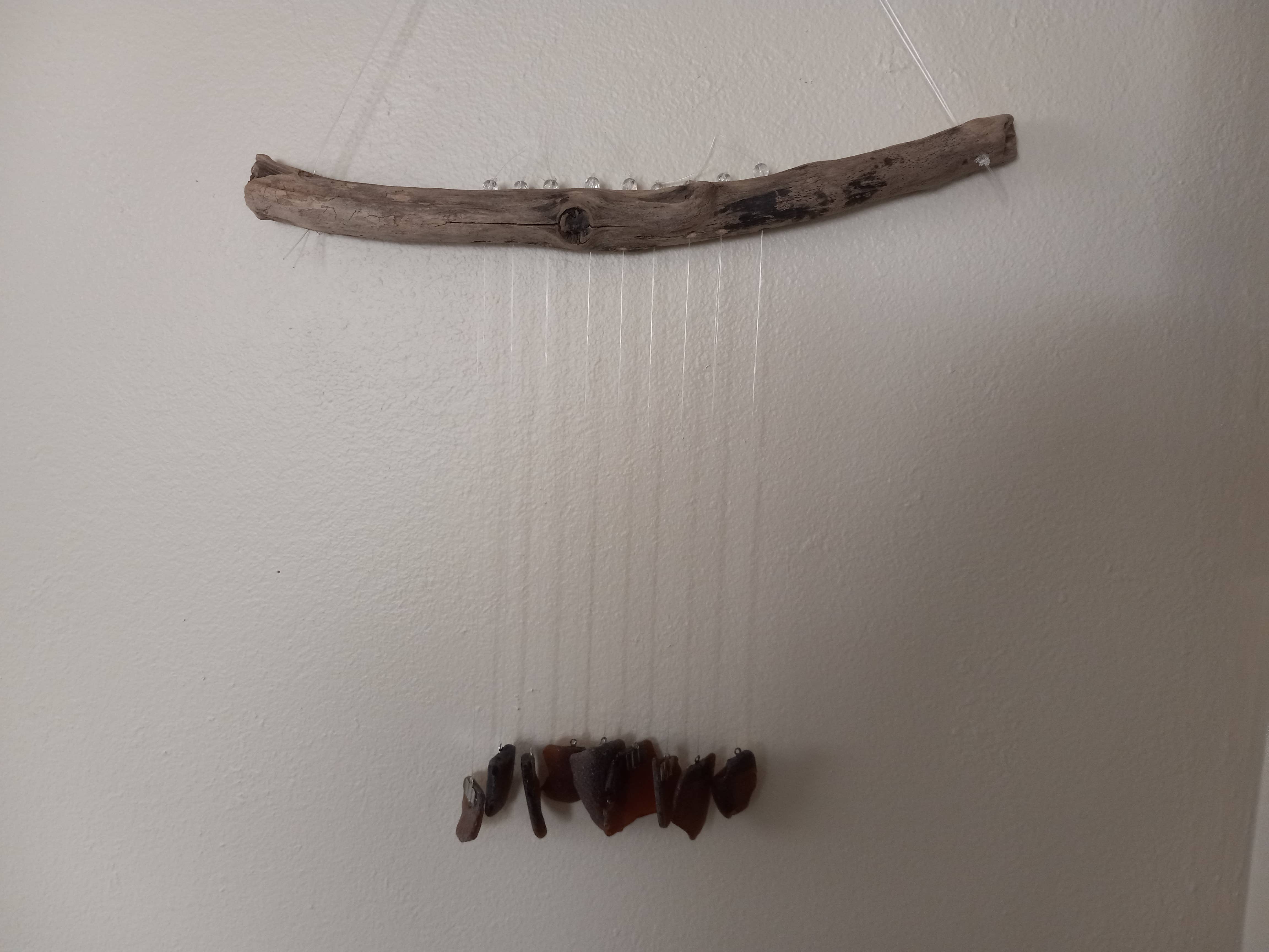 Dawna Anders Photography - Vendita all'ingrosso Campanelle a vento - Campanella eolica con legno di deriva e vetro marino8