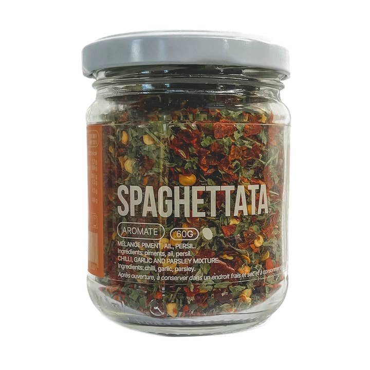 OLIO DI SERRA – wholesale Torkad kryddblandning – Spaghettata - Torkade örter för spaghetti (60g)0