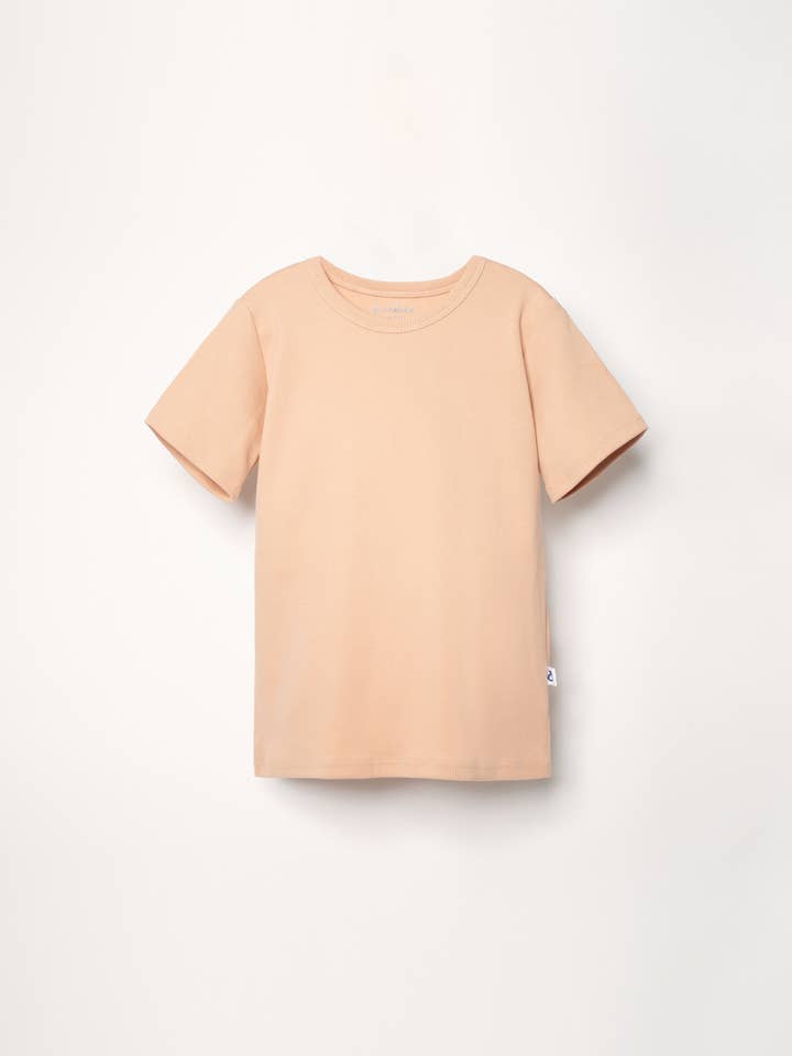 Organic Pima cotton kids tee - pink for wholesale by Granelito