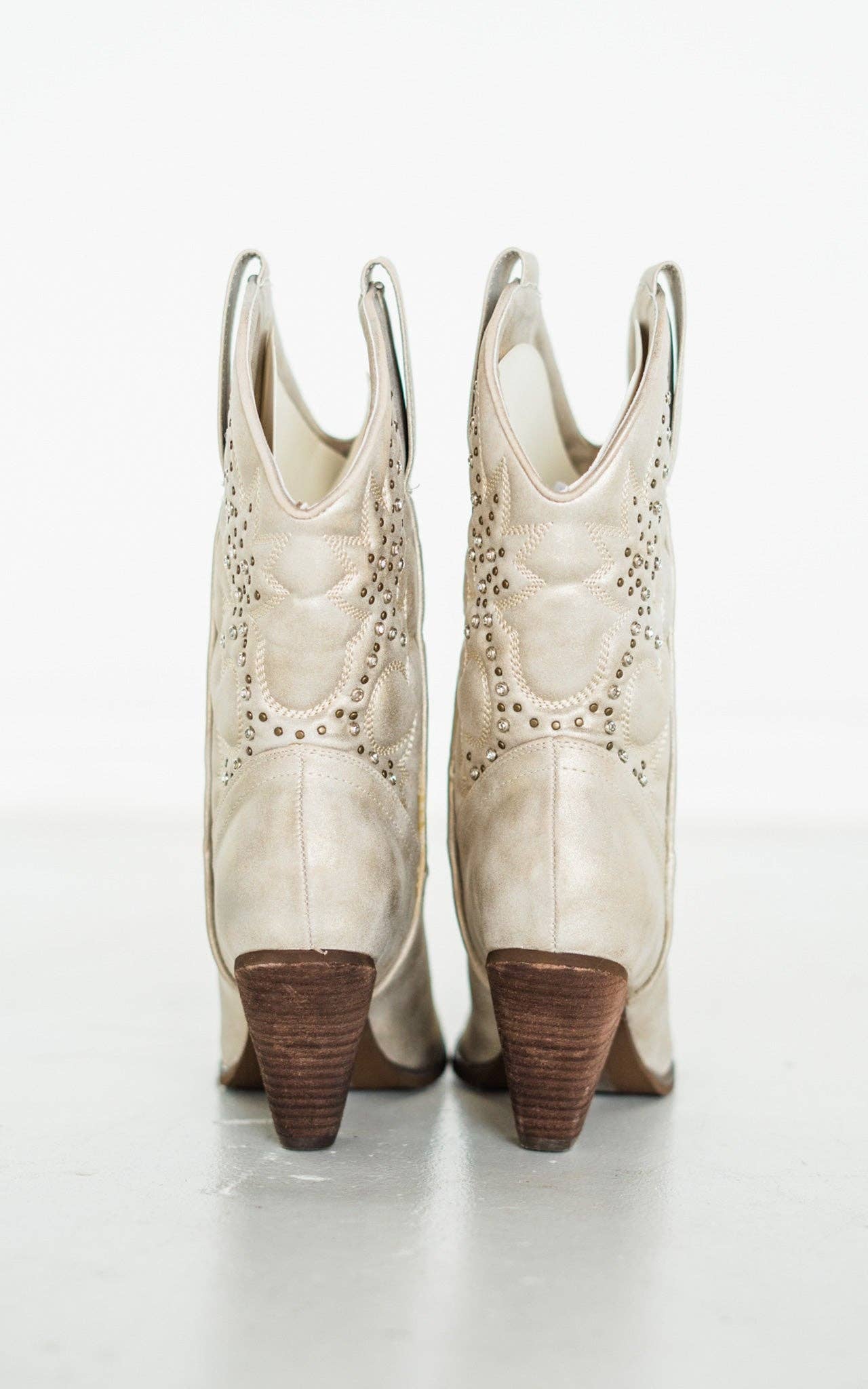 Naughty Monkey Open Pack - Wholesale Cowboy Boots - Women's - Houston Western Boots in Champagne1