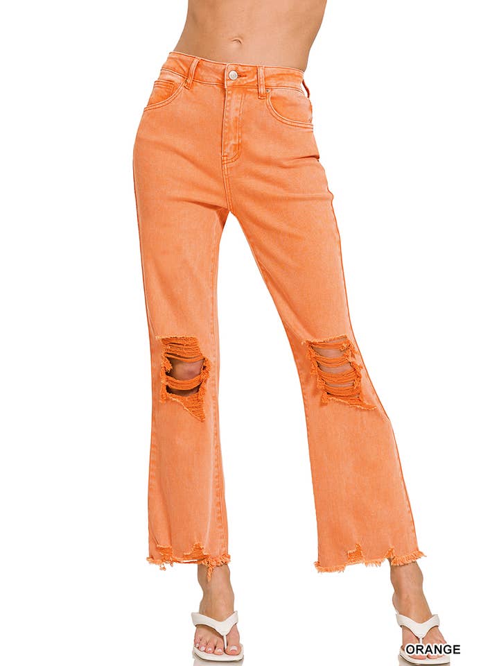 42POPS - Wholesale Jeans - Dames - Gewassen versleten denim jeans29