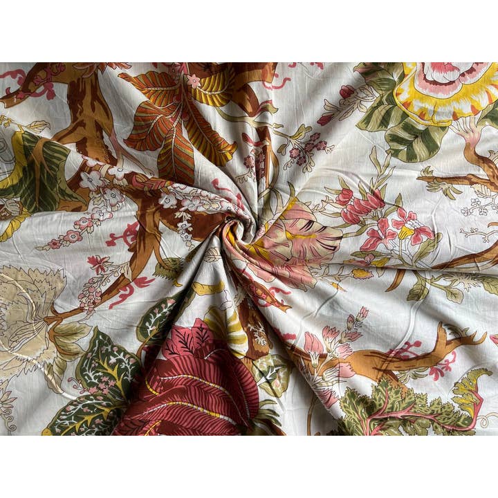 Bhawana Handicrafts - Venta al por mayor Pinturas para tela - Tela de algodón estampada a mano india con estampado tradicional