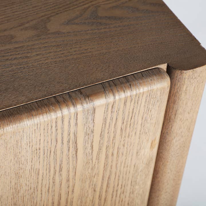 Kodu - Wholesale Console Table - Light brown ash wood TV stand 1803