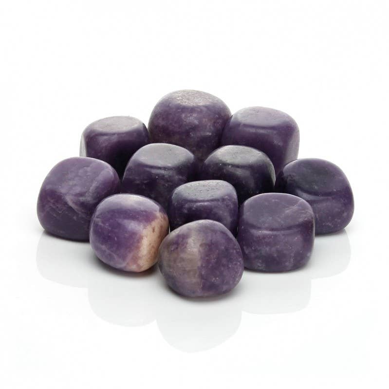UniArt - Wholesale Ornament - Lepidolite pebbles, 200 grams0
